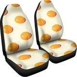 Egg Yolk Pattern Print Universal Fit Car Seat Covers 102422