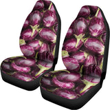 Eggplant Print Universal Fit Car Seat Covers 102422