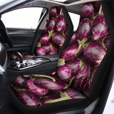 Eggplant Print Universal Fit Car Seat Covers 102422