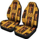 Egyptian Gods And Hieroglyphs Print Universal Fit Car Seat Covers 102422