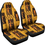 Egyptian Gods And Hieroglyphs Print Universal Fit Car Seat Covers 102422