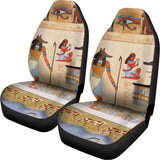 Egyptian Gods And Pharaohs Print Universal Fit Car Seat Covers 102422