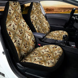 Egyptian Hieroglyphs Pattern Print Universal Fit Car Seat Covers 102422