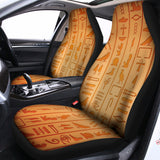 Egyptian Hieroglyphs Symbol Print Universal Fit Car Seat Covers 102422