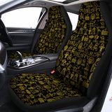 Egyptian Symbols Pattern Print Universal Fit Car Seat Covers 102422