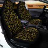 Egyptian Symbols Pattern Print Universal Fit Car Seat Covers 102422