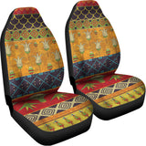 Egyptian Tribal Pattern Print Universal Fit Car Seat Covers 102422