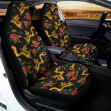 Embroidery Chinese Dragon Pattern Print Universal Fit Car Seat Covers 102422
