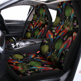 Embroidery Parrot Pattern Print Universal Fit Car Seat Covers 102422