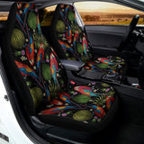 Embroidery Parrot Pattern Print Universal Fit Car Seat Covers 102422