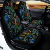 Embroidery Peacock Pattern Print Universal Fit Car Seat Covers 102422