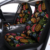 Embroidery Tropical Pattern Print Universal Fit Car Seat Covers 102422