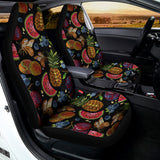 Embroidery Tropical Pattern Print Universal Fit Car Seat Covers 102422