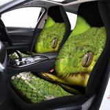 Emerald Tree Boa Snake Print Universal Fit Car Seat Covers 102422