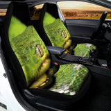 Emerald Tree Boa Snake Print Universal Fit Car Seat Covers 102422