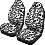 Emo Skull Pattern Print Universal Fit Car Seat Covers 102422
