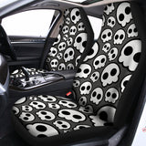 Emo Skull Pattern Print Universal Fit Car Seat Covers 102422