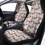 EMS Paramedic Pattern Print Universal Fit Car Seat Covers 102422
