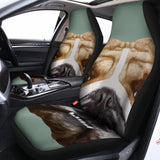 English Bulldog Portrait Print Universal Fit Car Seat Covers 102422
