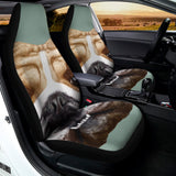 English Bulldog Portrait Print Universal Fit Car Seat Covers 102422