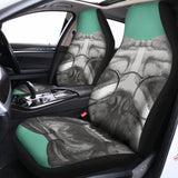 English Bulldog With Glasses Print Universal Fit Car Seat Covers 102422