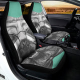 English Bulldog With Glasses Print Universal Fit Car Seat Covers 102422