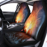 Erupting Volcano Print Universal Fit Car Seat Covers 102422