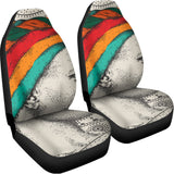 Ethnic African Girl Print Universal Fit Car Seat Covers 102422