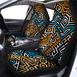 Ethnic Aztec Geometric Pattern Print Universal Fit Car Seat Covers 102422