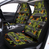 Ethnic Bird Of Paradise Pattern Print Universal Fit Car Seat Covers 102422
