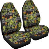Ethnic Bird Of Paradise Pattern Print Universal Fit Car Seat Covers 102422