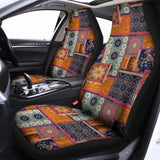 Ethnic Floral Patchwork Pattern Print Universal Fit Car Seat Covers 102422