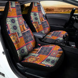 Ethnic Floral Patchwork Pattern Print Universal Fit Car Seat Covers 102422
