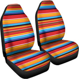 Ethnic Mexican Woven Pattern Print Universal Fit Car Seat Covers 102422