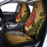 Ethnic Sea Turtles Print Universal Fit Car Seat Covers 102422