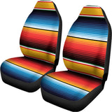 Ethnic Serape Blanket Pattern Print Universal Fit Car Seat Covers 102422