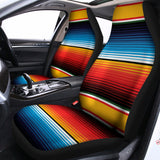 Ethnic Serape Blanket Pattern Print Universal Fit Car Seat Covers 102422
