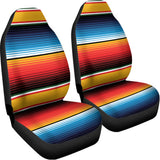 Ethnic Serape Blanket Pattern Print Universal Fit Car Seat Covers 102422