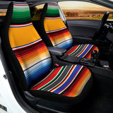 Ethnic Serape Blanket Stripe Print Universal Fit Car Seat Covers 102422