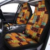 Ethnic Tiki Pattern Print Universal Fit Car Seat Covers 102422