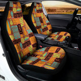Ethnic Tiki Pattern Print Universal Fit Car Seat Covers 102422