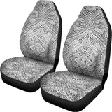 Ethnic Zentangle Pattern Print Universal Fit Car Seat Covers 102422