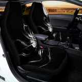 Evil Samurai Mask Print Universal Fit Car Seat Covers 102422