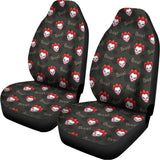 Evil Scary Clown Pattern Print Universal Fit Car Seat Covers 102422