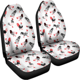 Exotic Chicken Pattern Print Universal Fit Car Seat Covers 102422