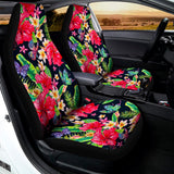 Exotic Hibiscus Flowers Pattern Print Universal Fit Car Seat Covers 102422