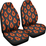 Exotic Papaya Pattern Print Universal Fit Car Seat Covers 102422