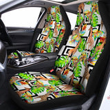 Exotic Tropical Giraffe Pattern Print Universal Fit Car Seat Covers 102422