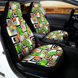 Exotic Tropical Giraffe Pattern Print Universal Fit Car Seat Covers 102422