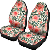 Exotic Tropical Hibiscus Pattern Print Universal Fit Car Seat Covers 102422